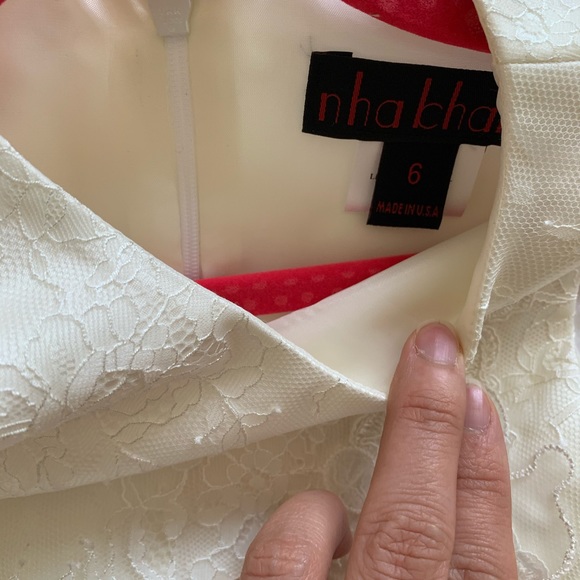 NWOT Nha Khanh Ivory Aila Dress - Picture 7 of 7